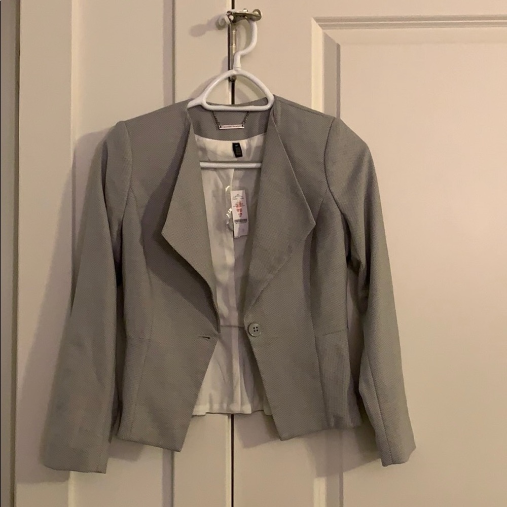 Herringbone suiting blazer SZ 0P